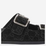 SANDALI SLIDER IN PELLE SCAMOSCIATA 816380 AADUO1000 GUCCI 