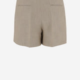 PANTALONI CORTI IN VISCOSA STRETCH 104702 A2EJD18 PINKO 