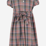 ABITO IN COTONE CON MOTIVO CHECK CLIVIETTA 17 NICOLETTA FANNA KIDS 