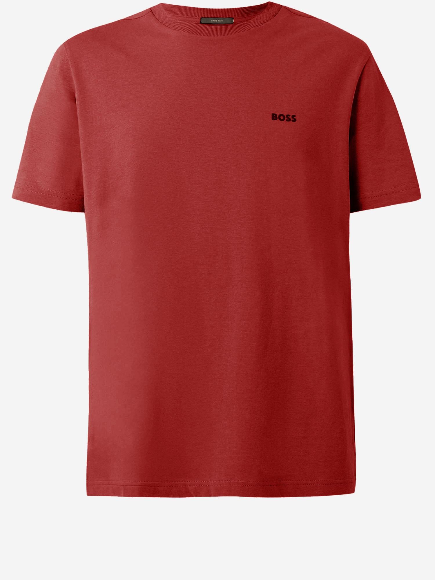 T-SHIRT IN COTONE STRETCH CON LOGO 50506373 646 HUGO BOSS 