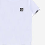 T-SHIRT IN COTONE STRETCH CON LOGO 2100001 S0018V1001 STONE ISLAND KIDS 