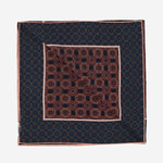FOULARD IN SETA CON MOTIVO GEOMETRICO 011300 2210701 DRIES VAN NOTEN 