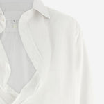 CAMICIA IN COTONE CON COLLETTO RIPIEGATO S29DT0018 S43001100 MAISON MARGIELA 