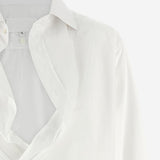 CAMICIA IN COTONE CON COLLETTO RIPIEGATO S29DT0018 S43001100 MAISON MARGIELA 