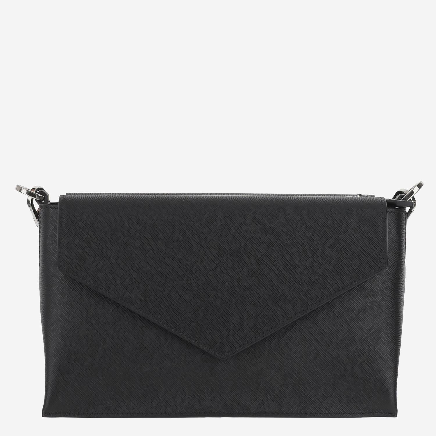 Borsa messenger Sartorial Trio in pelle texturizzata 199363 BLACK MONTBLANC 