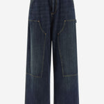 JEANS WORKWEAR IN DENIM DI COTONE S29KA0390 M30037961 MAISON MARGIELA 