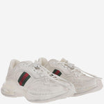 SNEAKERS ROCHELLE IN PELLE CON WEB 854041 AAF0H9246 GUCCI 