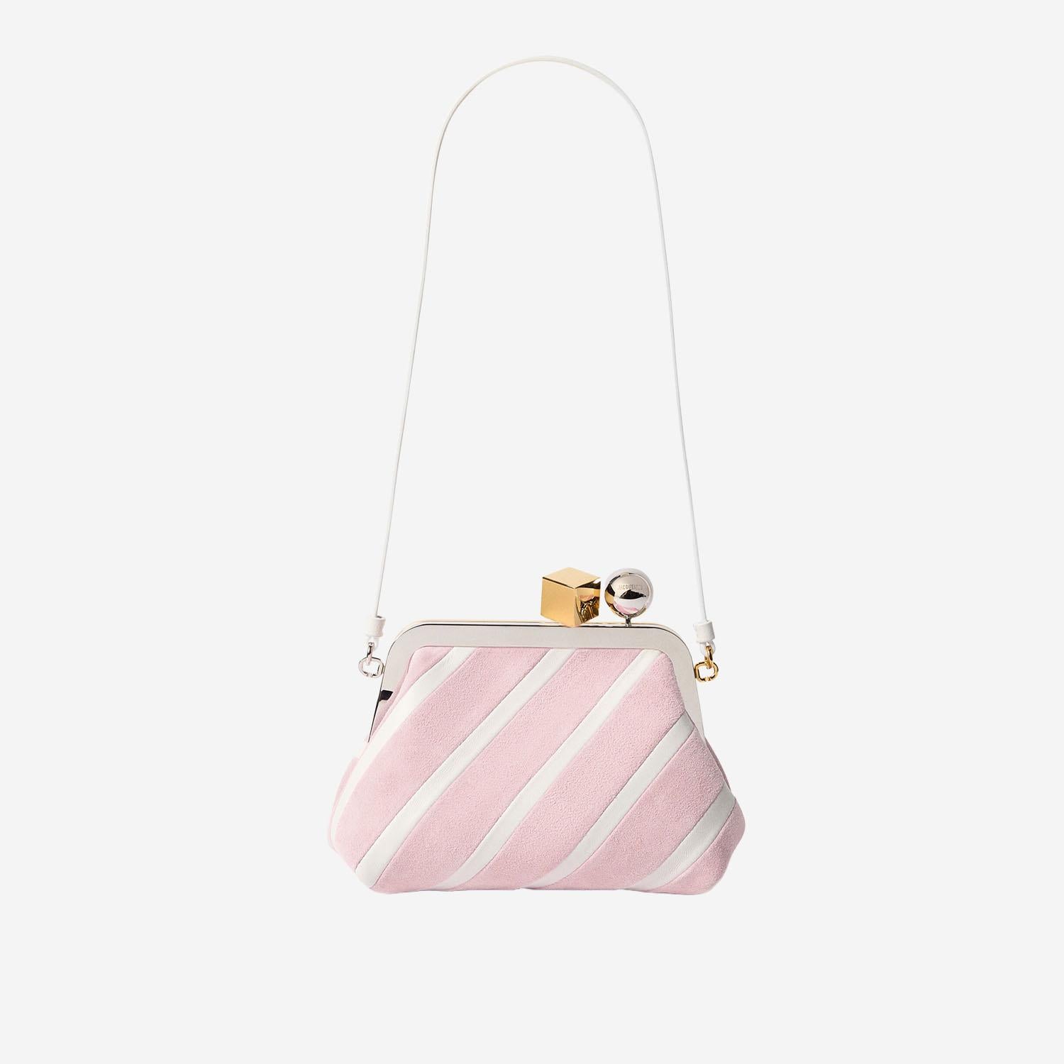 Borsa con chiusura dorata BAW00451AC24M09 4RS JACQUEMUS 