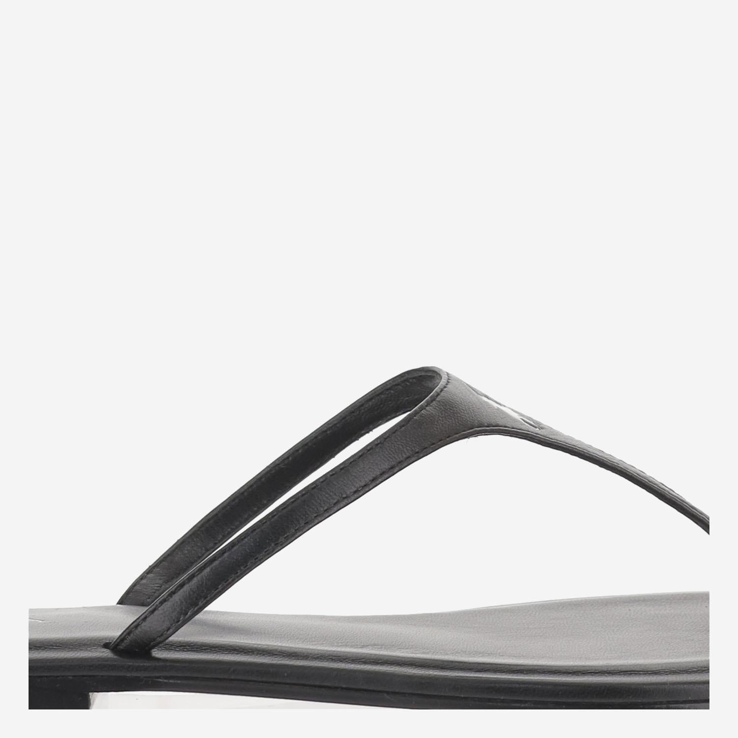 SANDALI IN PELLE CON LOGO 818P01594 001 POLO RALPH LAUREN 