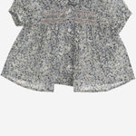 CAMICIA FLOREALE IN COTONE CON DETTAGLIO RICAMATO S06XBLW00006 519A BONPOINT KIDS 