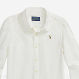 CAMICIA IN COTONE CON VOLANT 312929954 004 POLO RALPH LAUREN KIDS 