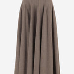 GONNA LUNGA IN LANA STRETCH BELLICO1234 003 MAX MARA 