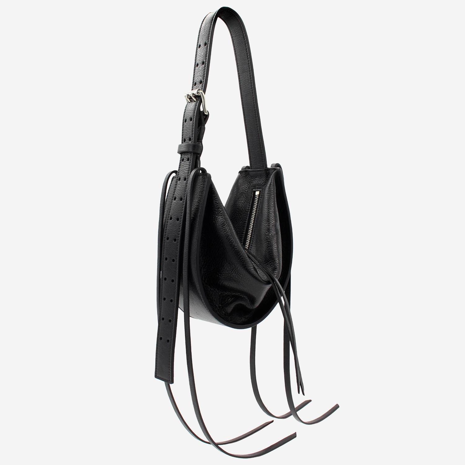 Borsa amaca con frange in pelle martellata AMACASOUFFLE 002SL RADICA STUDIO 