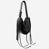 Borsa amaca con frange in pelle martellata AMACASOUFFLE 002SL RADICA STUDIO 