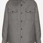 CAMICIA DASHIELL IN LANA VERGINE 1085W4084 GRY THE ROW 