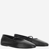 BALLERINE BALLET IN PELLE F1229N60 BLK THE ROW 