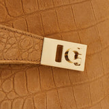 BORSA A SPALLA HUG SOFT IN SUEDE 219816 033 SALVATORE FERRAGAMO 