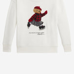FELPA IN COTONE CON STAMPA POLO BEAR 313981087 001 POLO RALPH LAUREN KIDS 