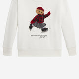 FELPA IN COTONE CON STAMPA POLO BEAR 313981087 001 POLO RALPH LAUREN KIDS 