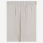 PANTALONI IN MISTO LINO CON ELASTICO IN VITA FTR868VI0052 136 AMI 
