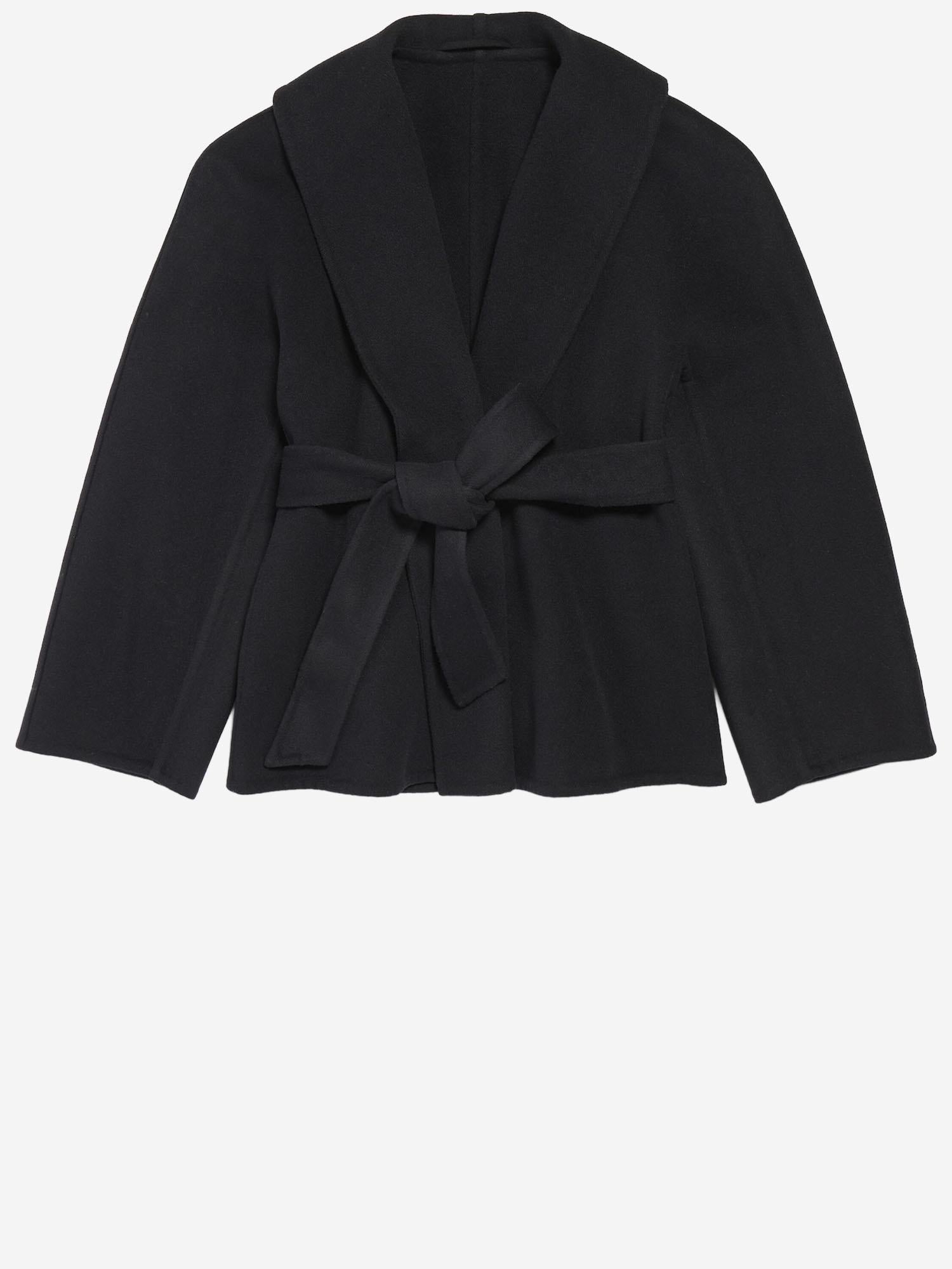 CAPPOTTO WRAP CORTO IN LANA 850609 TRU301000 BALENCIAGA 