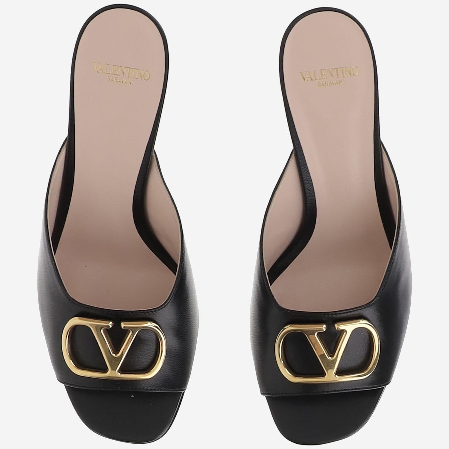 SANDALI CON TACCO IN PELLE 8W0S0NQ4 ZIC0NO VALENTINO GARAVANI 