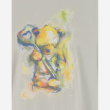MAGLIA A MANICHE LUNGHE IN COTONE CON STAMPA ORSETTO WDTT324754U GR WE11 DONE 