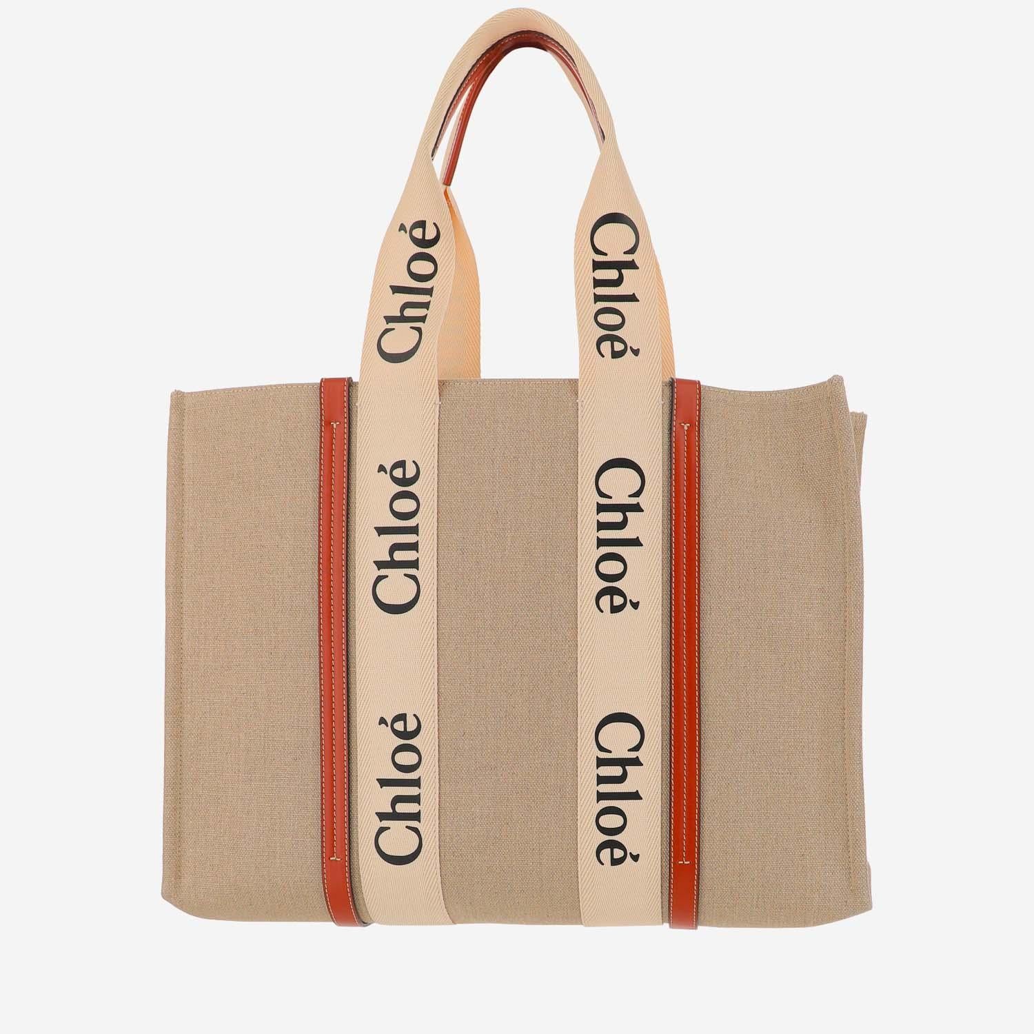 BORSA TOTE WOODY GRANDE CHC22AS382I26 90U CHLOE 