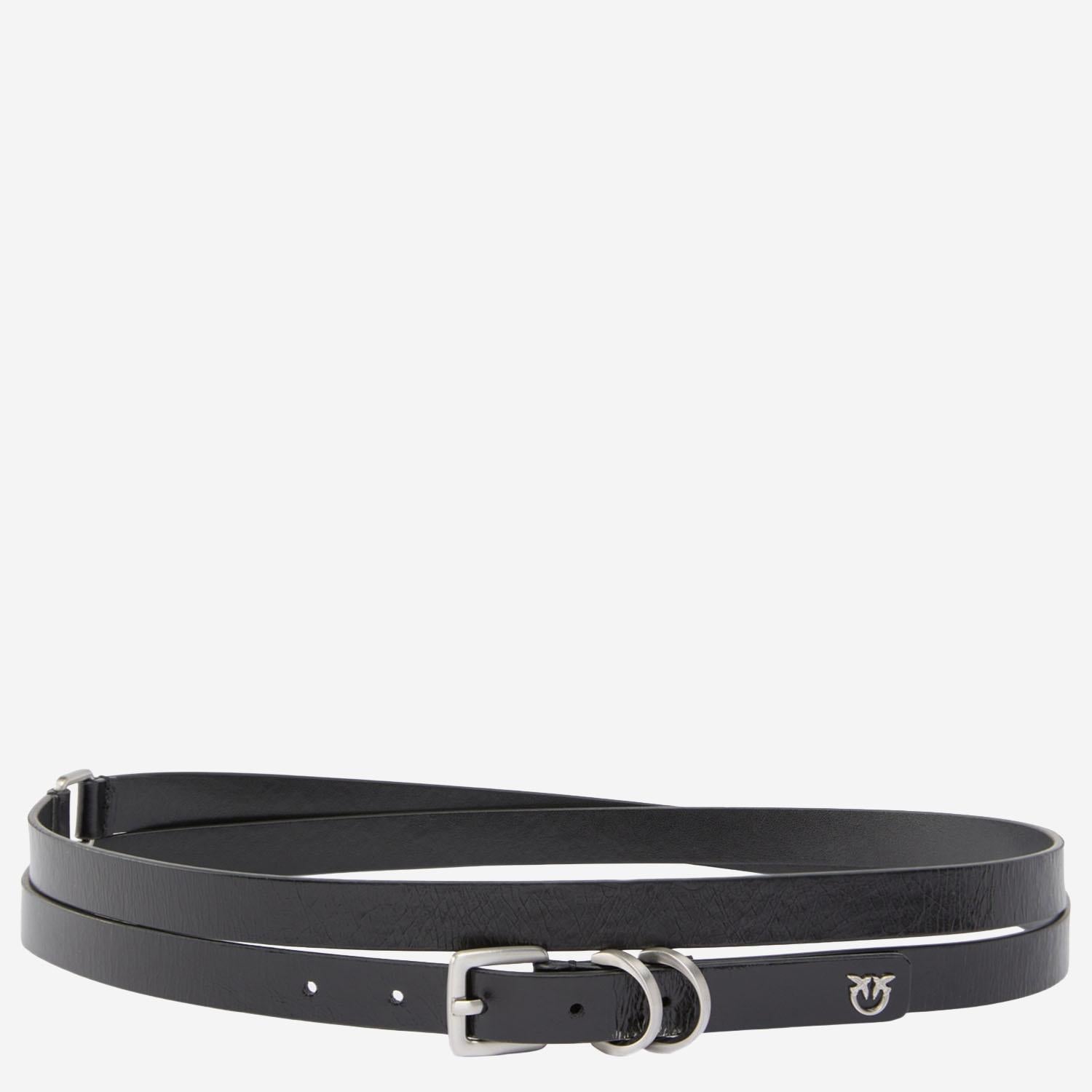 CINTURA IN PELLE CON LOGO 105890 A26JZ99E PINKO 