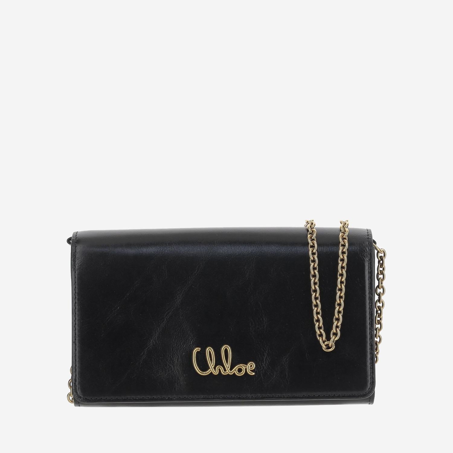 BORSA A TRACOLLA CON LOGO CH25SP485O16 001 CHLOE 