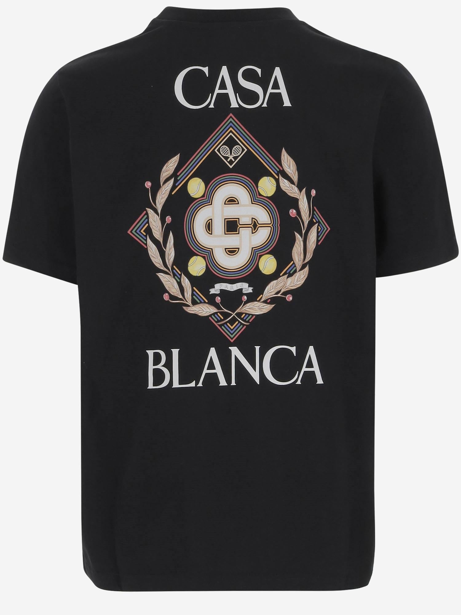 T-SHIRT IN COTONE CON LOGO MPF25JTS001 12 CASABLANCA 