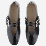 BALLERINE CLAUDIA IN PELLE LAMINATA BCSNPLBLA BLA LE MONDE BERYL 