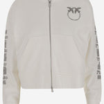 FELPA IN COTONE CON LOGO 104622 A2CVZ05 PINKO 