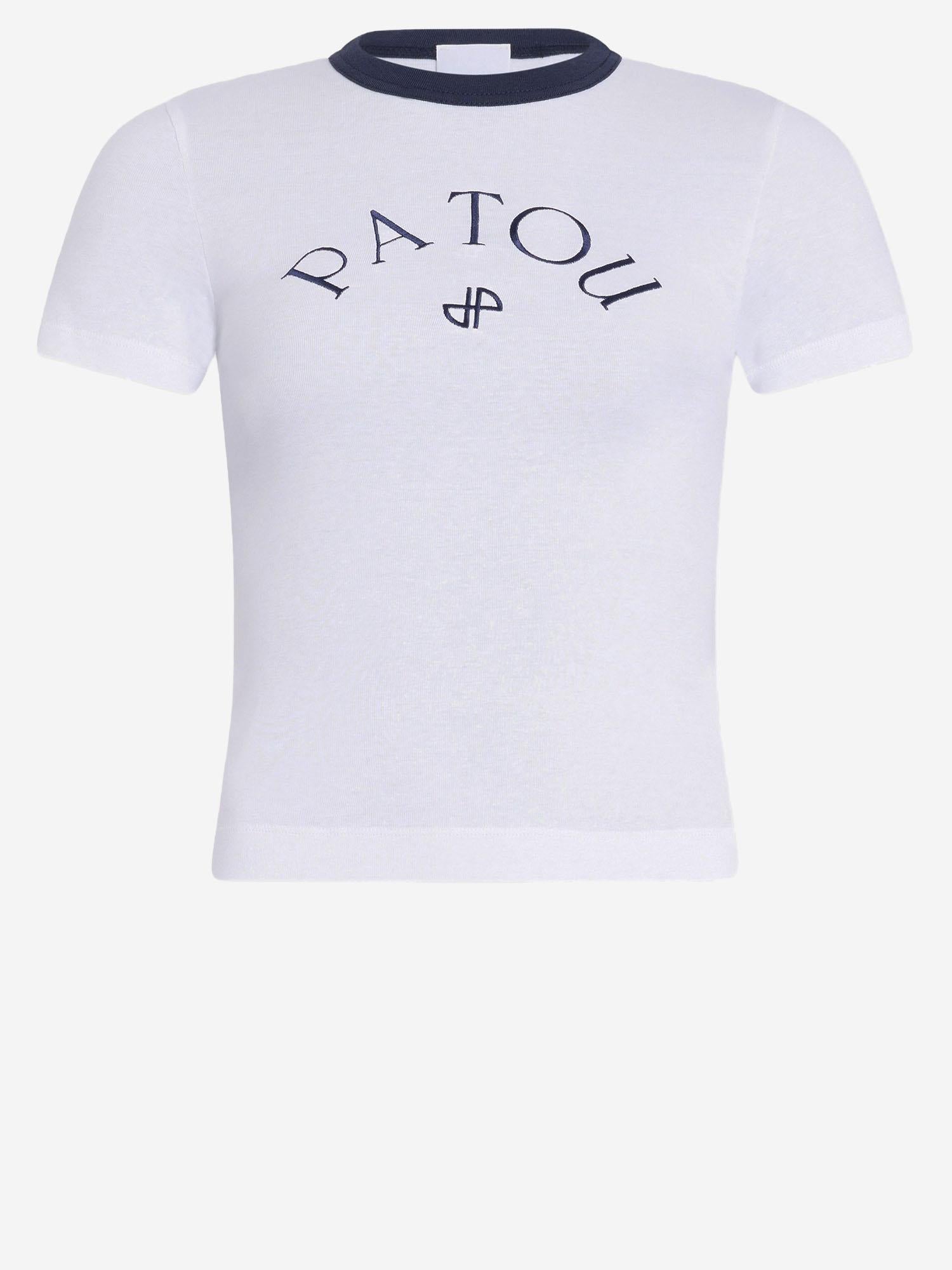 T-SHIRT IN COTONE CON LOGO JE2499994 001W PATOU 