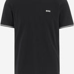 T-SHIRT IN COTONE STRETCH CON LOGO 50521245 001 HUGO BOSS 