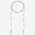 COLLANA CON  perle VSINGLE CALCEDONIO MELA 