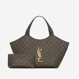 Borsa media ICARE in nappa trapuntata 871494 AAANG3212 SAINT LAURENT 