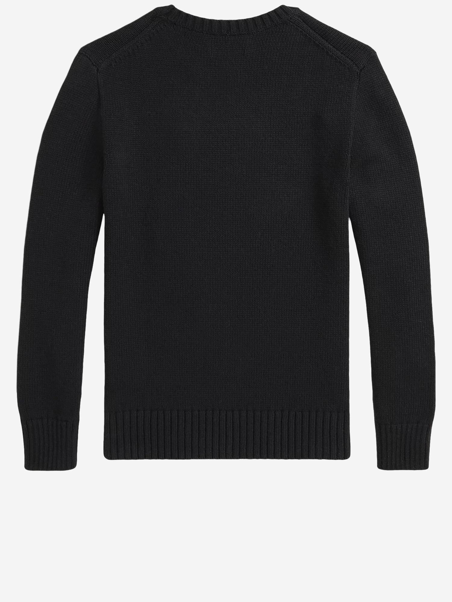 MAGLIA IN COTONE CON POLO BEAR 323981629 001 POLO RALPH LAUREN KIDS 
