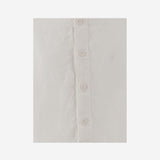 Camicia in lino con arricciature P25CL253L6006 100 IL GUFO KIDS 