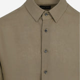 CAMICIA REGULAR FIT IN LINO 8WGCCZ98 TZC62U6167 GIORGIO ARMANI 
