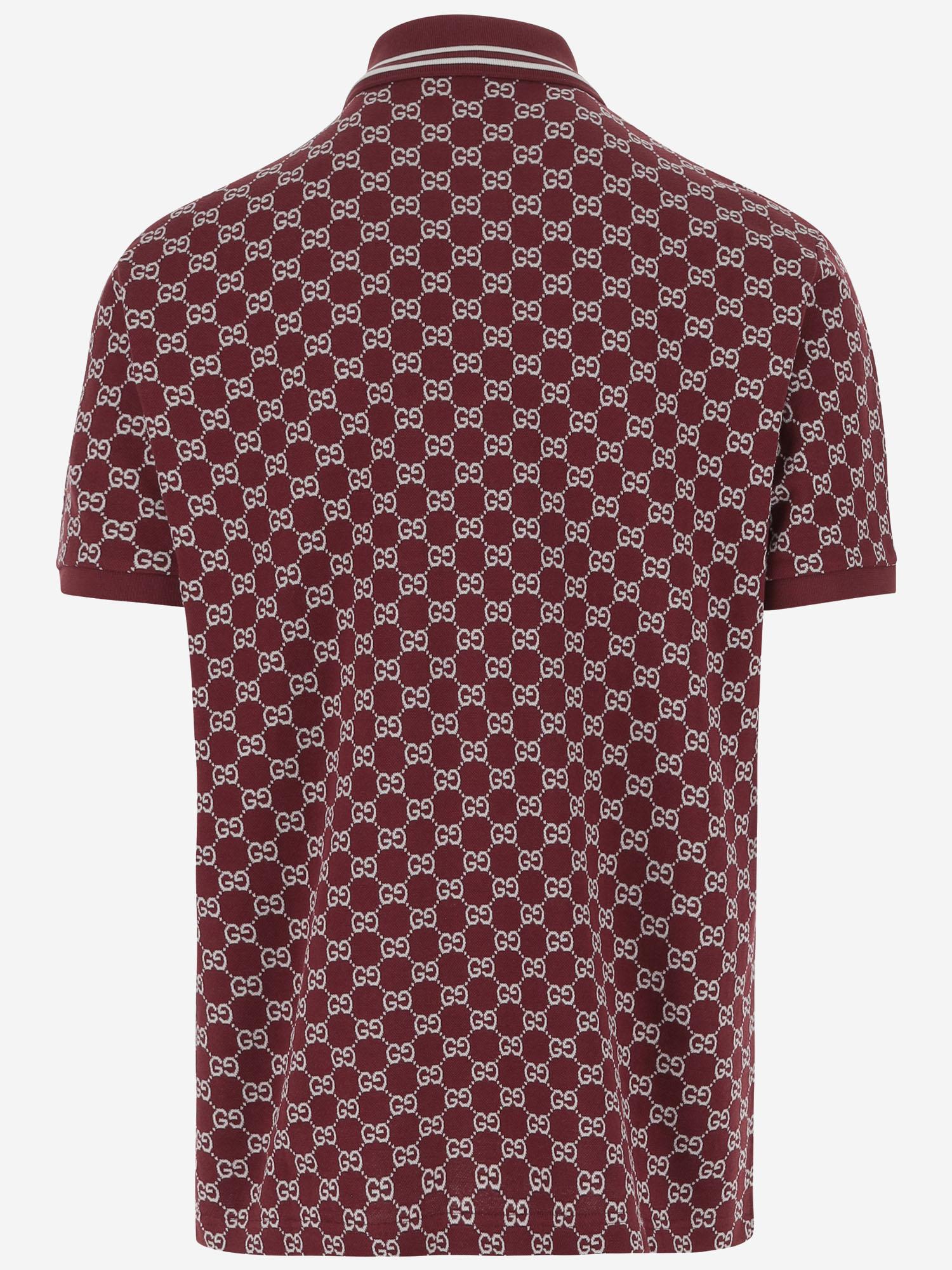 Polo in piquet di cotone GG 788024 XJHHN6320 GUCCI 