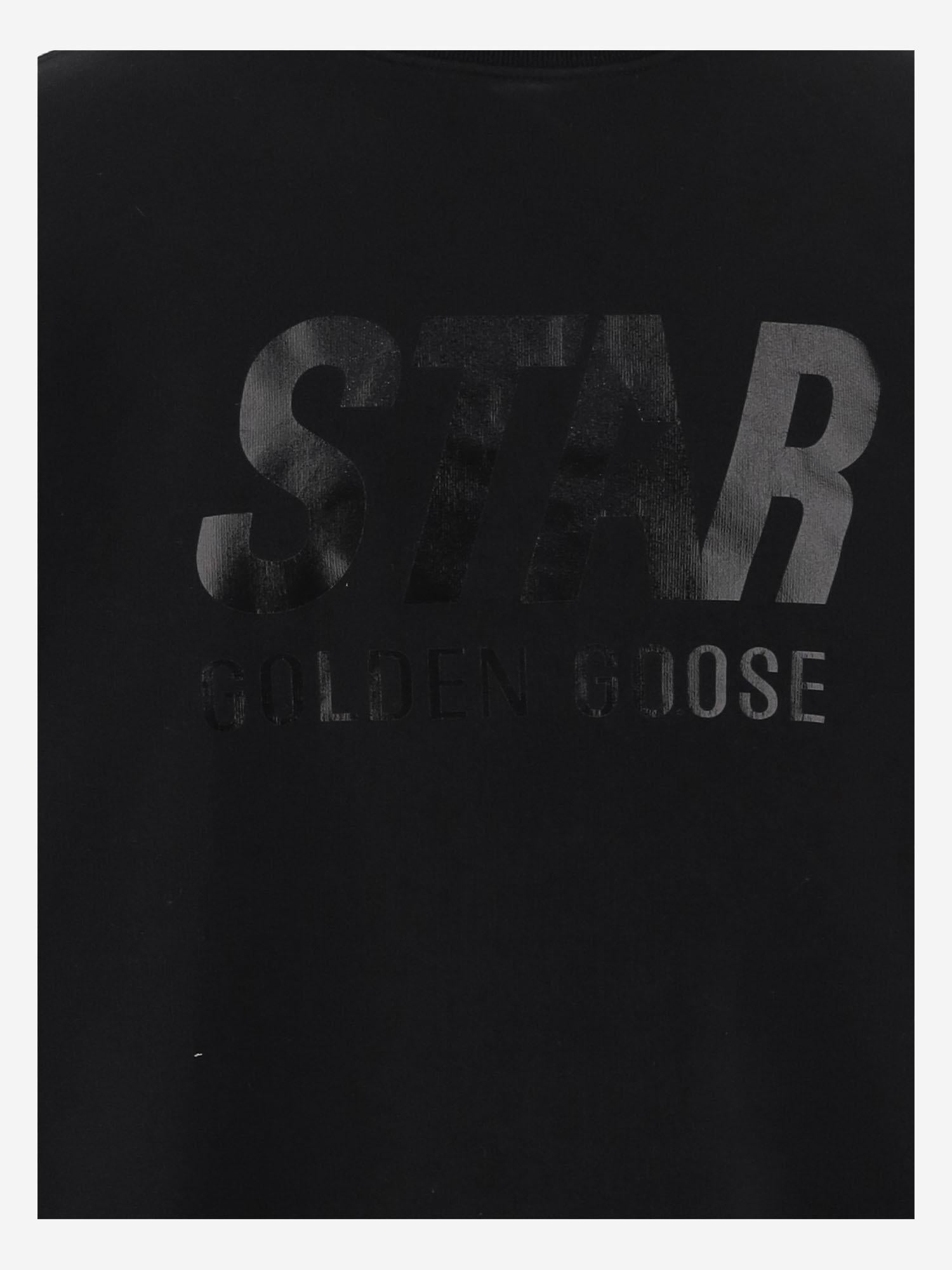 FELPA STAR IN COTONE GUP01992 P00180390100 GOLDEN GOOSE 