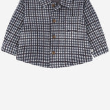 CAMICIA CONRAD CON MOTIVO A QUADRI 25W183 DARKBLUE 1+ IN THE FAMILY KIDS 