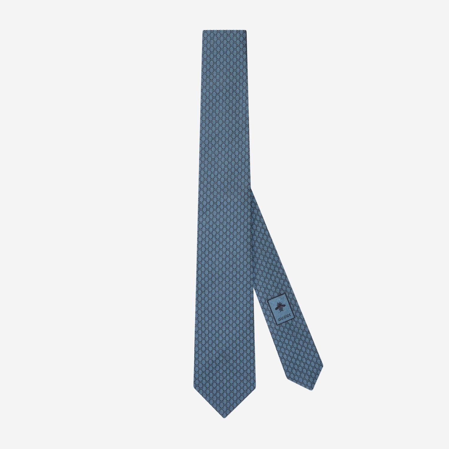 CRAVATTA IN SETA JACQUARD 836132 4E0094360 GUCCI 