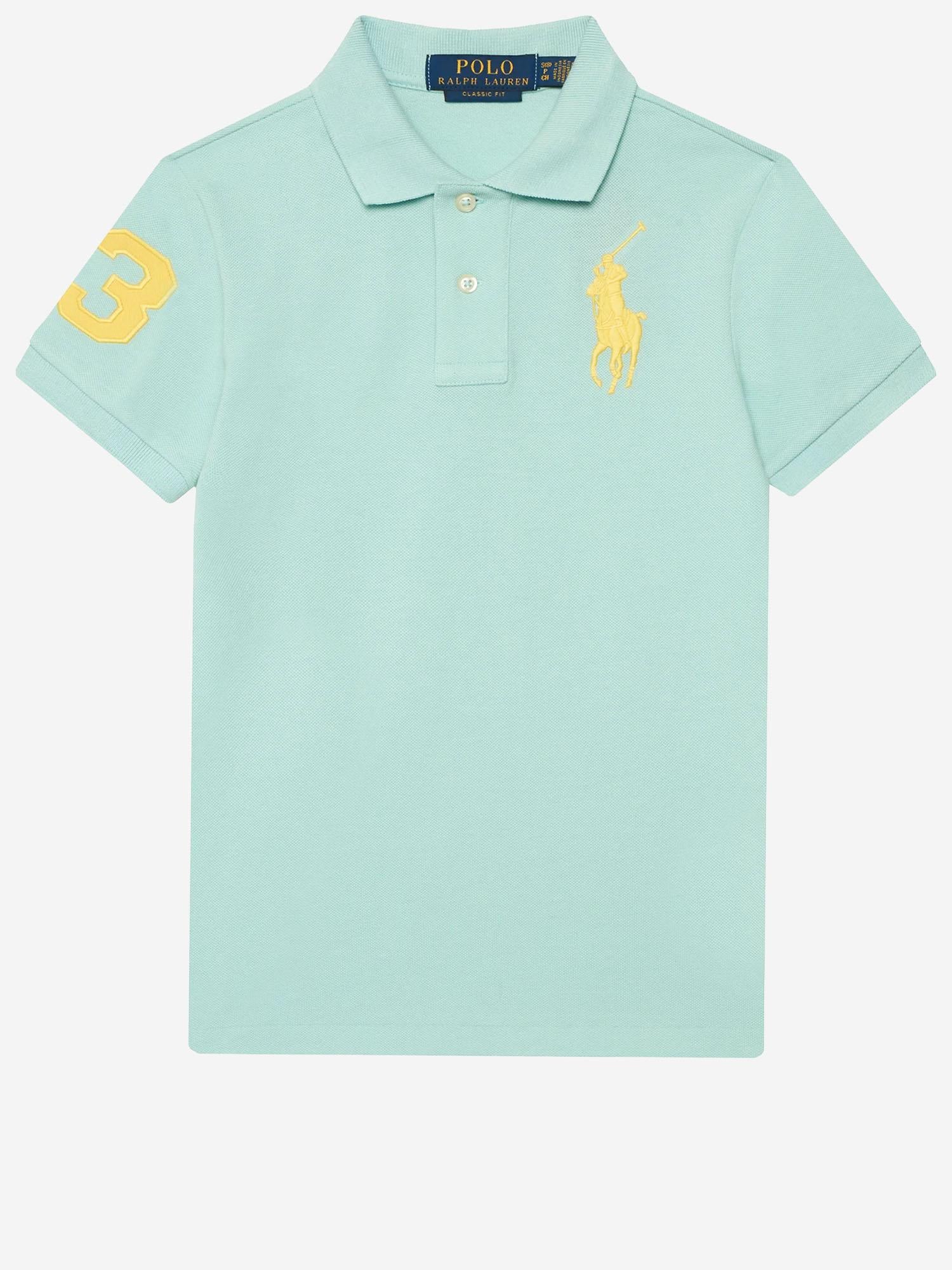 POLO IN COTONE CON LOGO 323703635 509 POLO RALPH LAUREN KIDS 