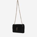 BORSA KATE MEDIA REVERSIBILE IN SUÈDE 553804 0UD7W1000 SAINT LAURENT 