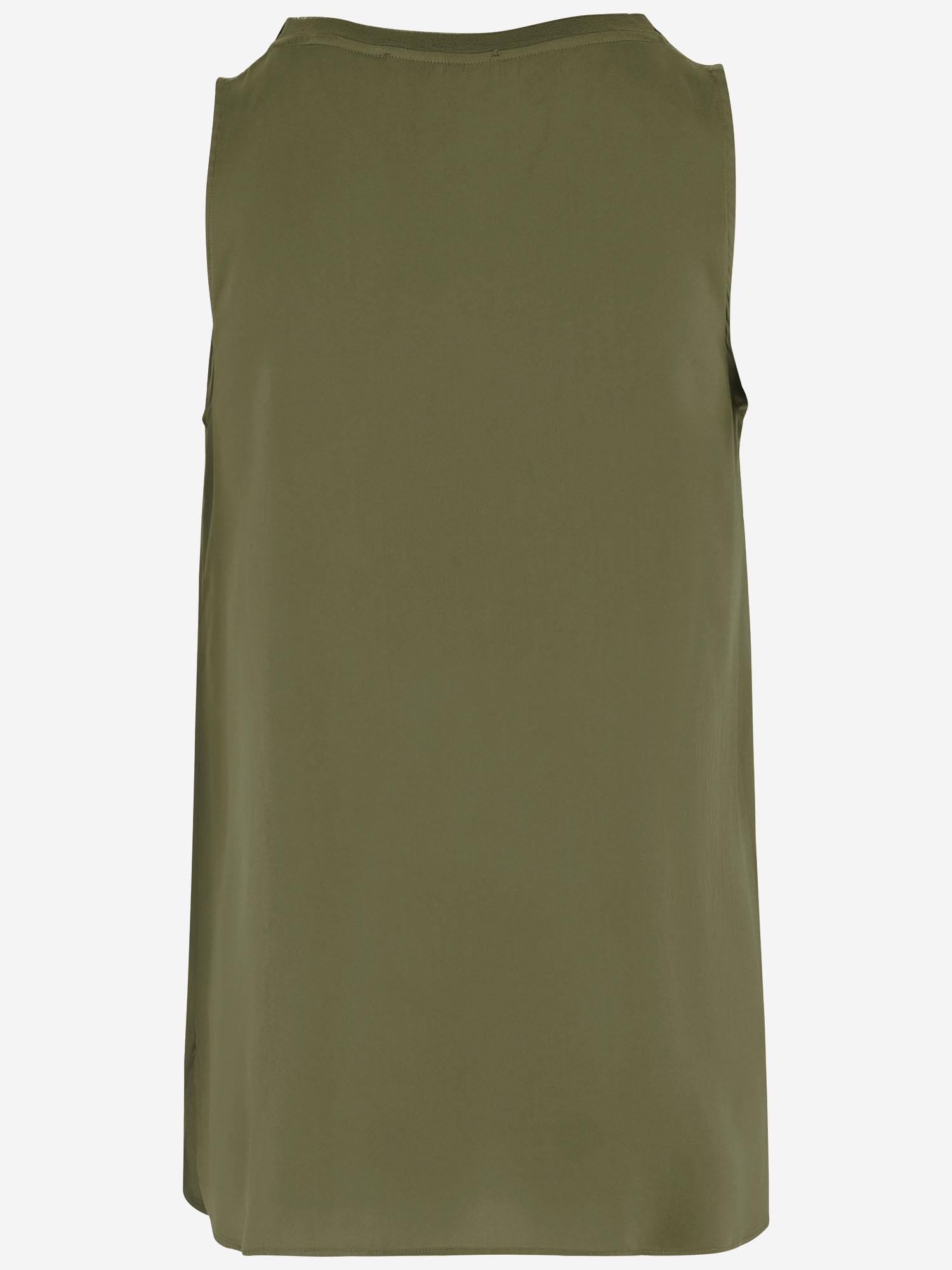 TOP SENZA MANICHE IN COTONE STRETCH POPPYC TE075C500 Q-WINS 