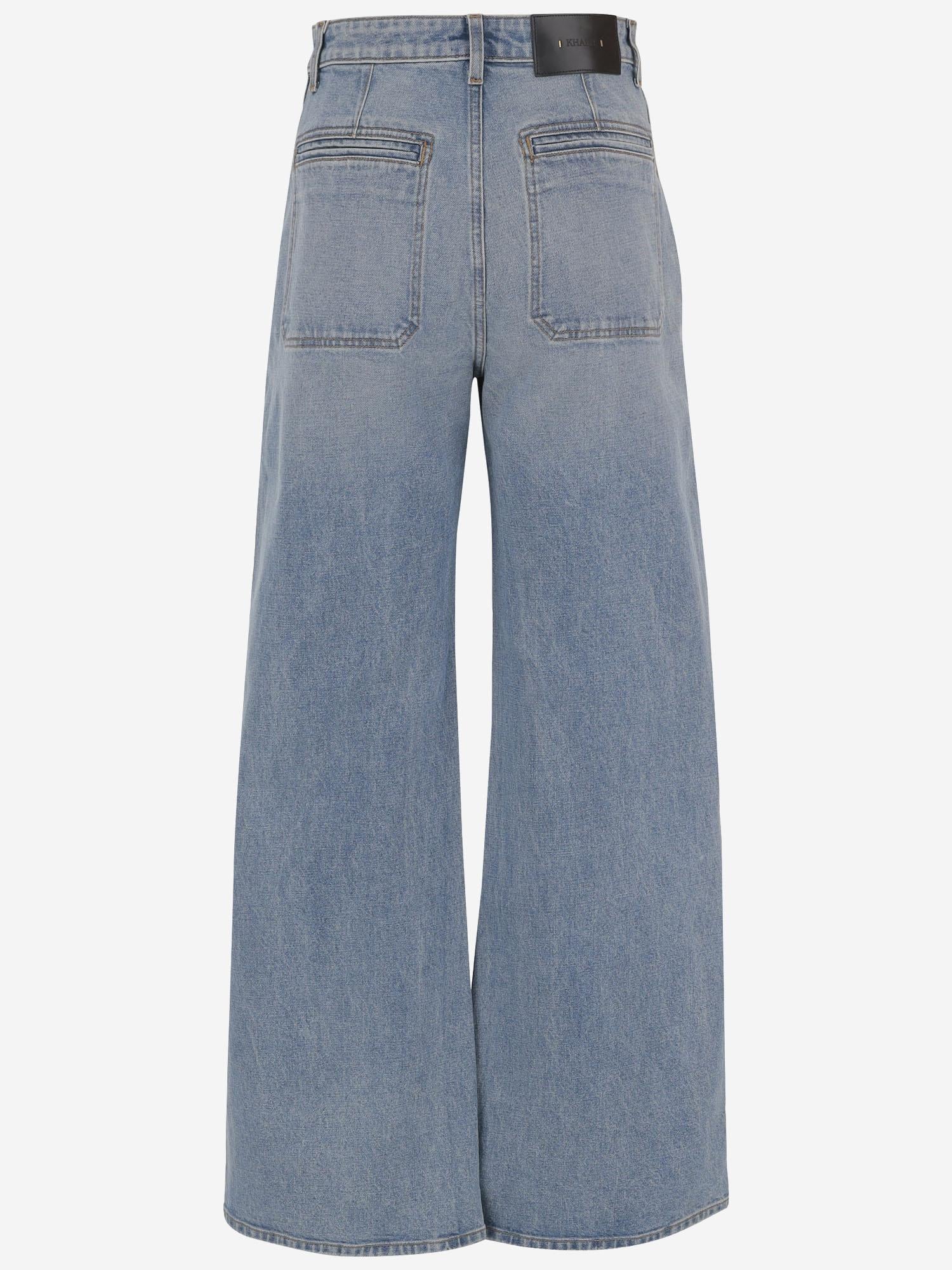 JEANS IN COTONE 1185916020 020 KHAITE 