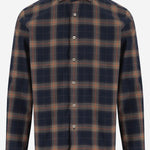 CAMICIA IN COTONE CON MOTIVO A QUADRI REGENT6 75Q4630 GHERARDI 