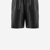 PANTALONI CORTI IN PELLE 832983 XNA7N1000 GUCCI 